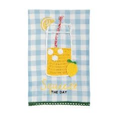 Lemon Squeeze Crochet Towel