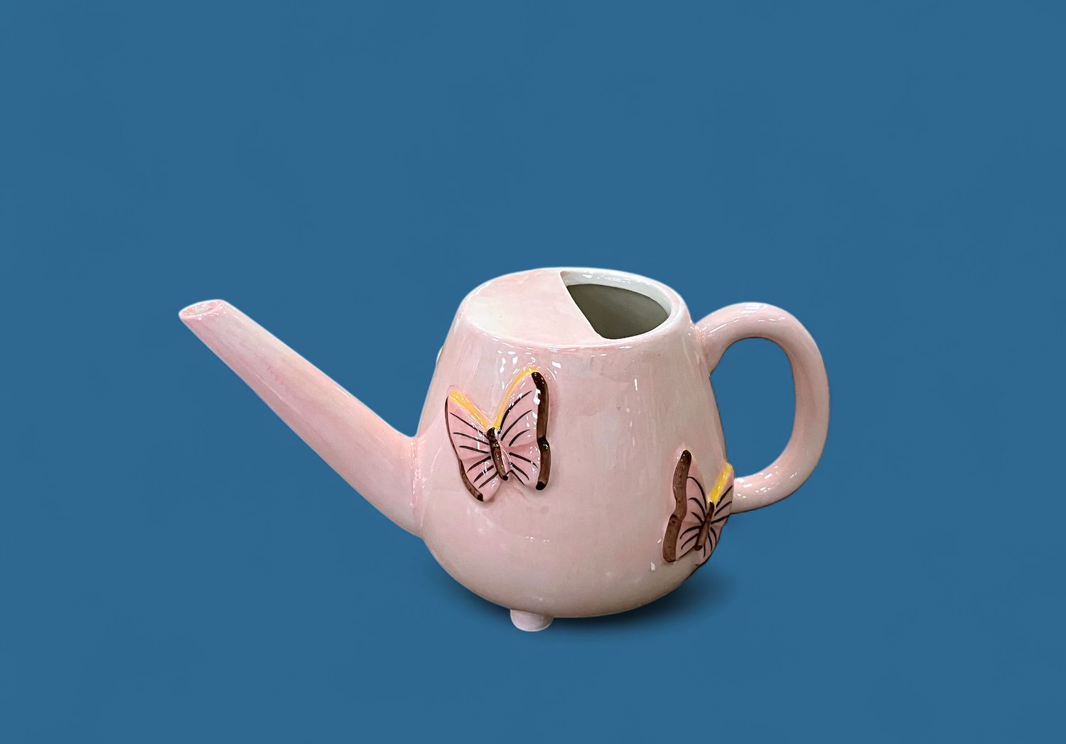 Butterfly Ceramic Watering Can