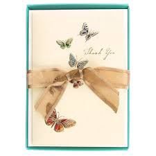 Thank You Boxed Notecards - Butterflies