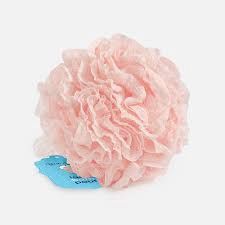 Vintage Lace Bath Pouf - Peach