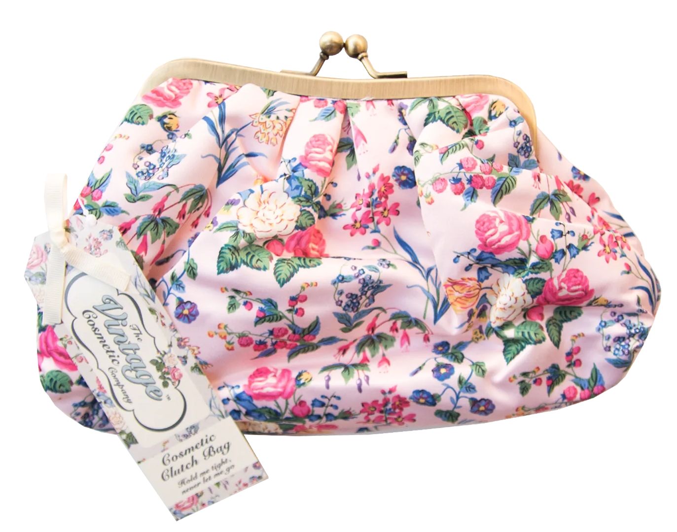 Floral Cosmetic Clutch Bag