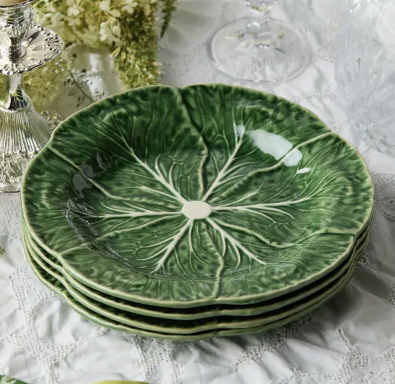 La Jardin Cabbage 3-D Salad Plate