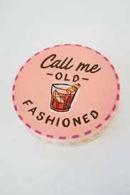 Call Me Old Fashioned Paper Coaster Set
