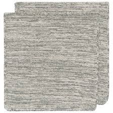 Knit Dishcloths Pack of 2 - Jade