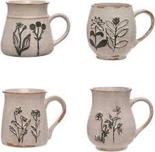 Stoneware Mug - 4 Styles