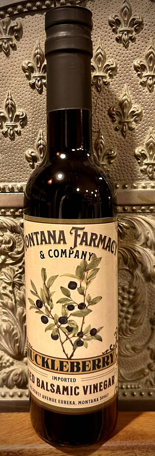 Huckleberry Dark Aged Balsamic 375 ML Montana Decadent