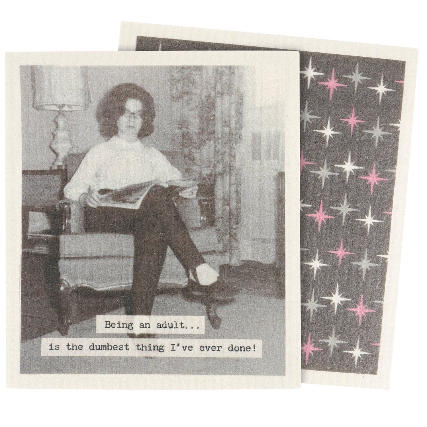 Being An Adult Is Swedish Cloth Set