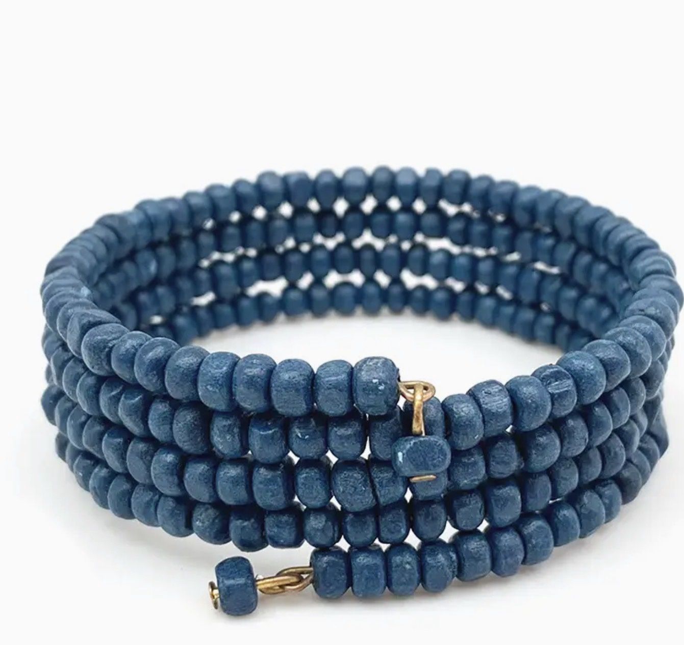 Sachi Chromatic Hue Royal Blue Coil Bracelet