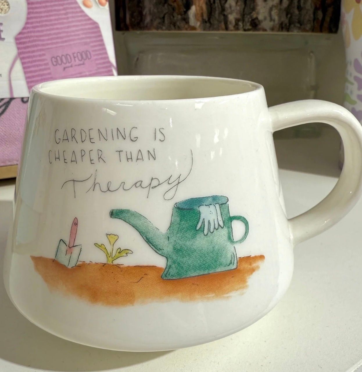 Garden Mug w/ Sayings (Assorted )