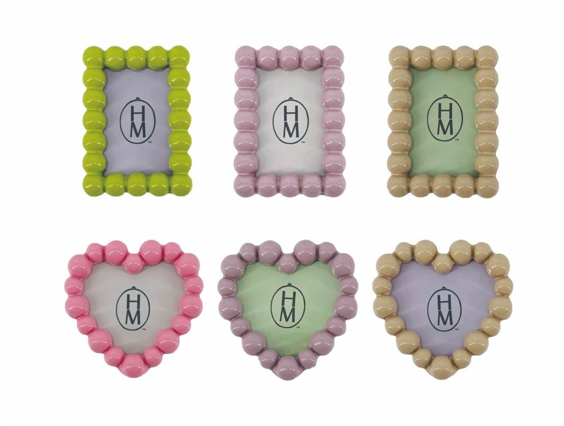 Resin Beaded  Assorted Magnet Frame