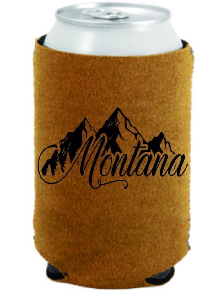 Montana Suede Can Coolie