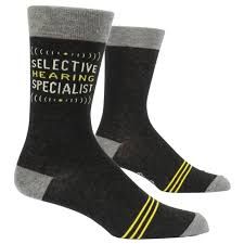 Selective Hearing Specialist - Crew Socks