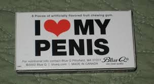 Blue Q Gum I Heart My Penis (Fruity)