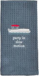 Party In Slow Motion - Waffle Hand Towel