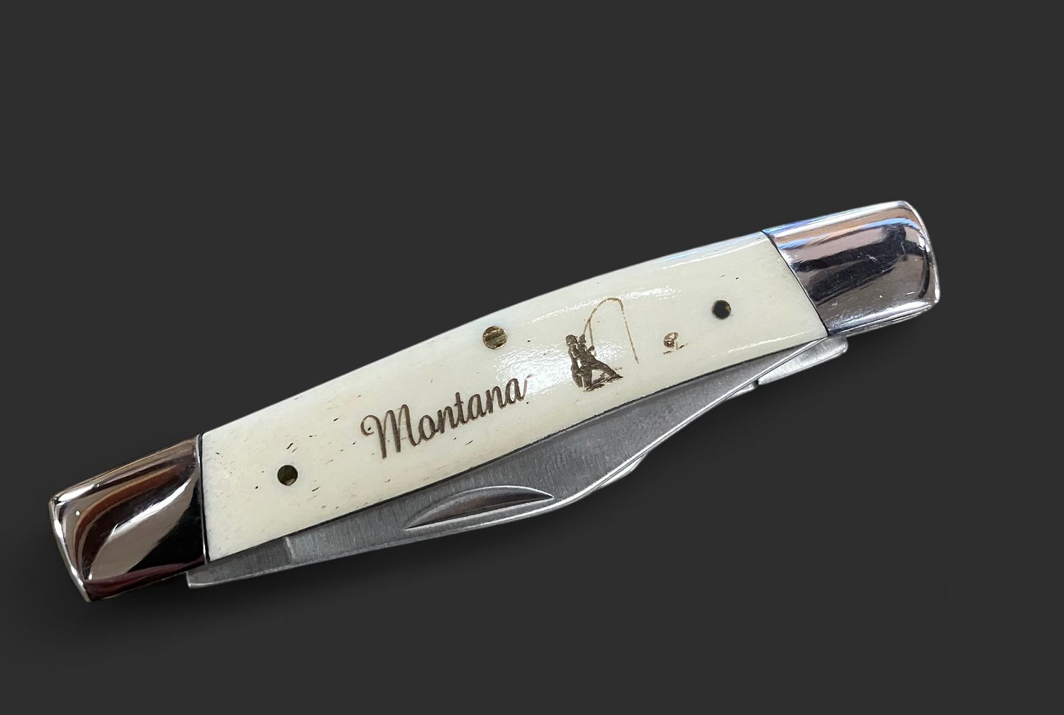 Montana Bone Handle Gentlemen Pocket Knife