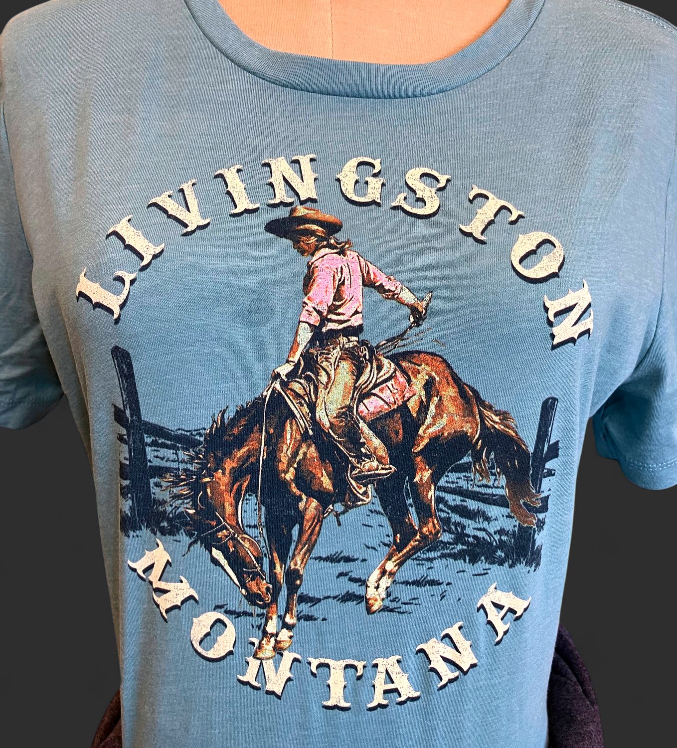 Livingston MT Ride Like A Gal T-Shirt Medium