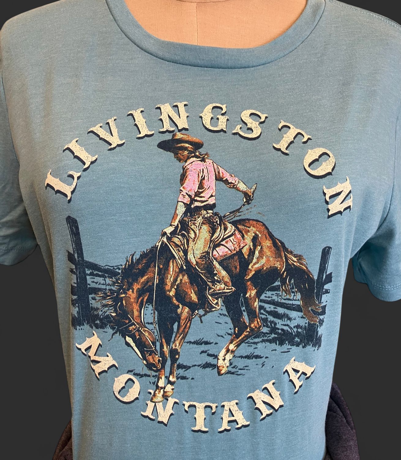 Livingston MT Ride Like A Gal T-Shirt Large