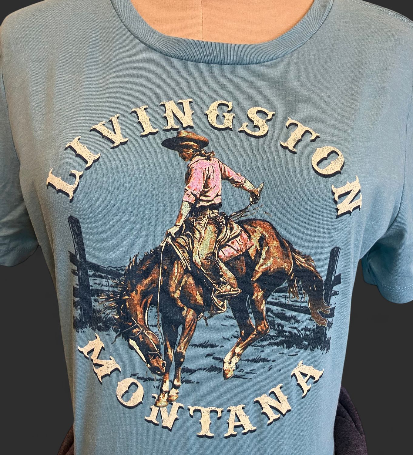 Livingston MT Ride Like A Gal T-Shirt 2XL