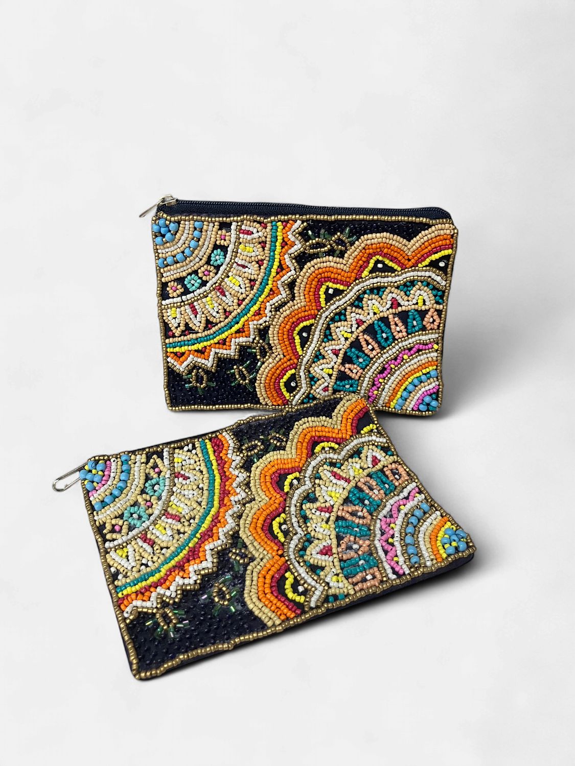 Ethnic Beaded Pouch