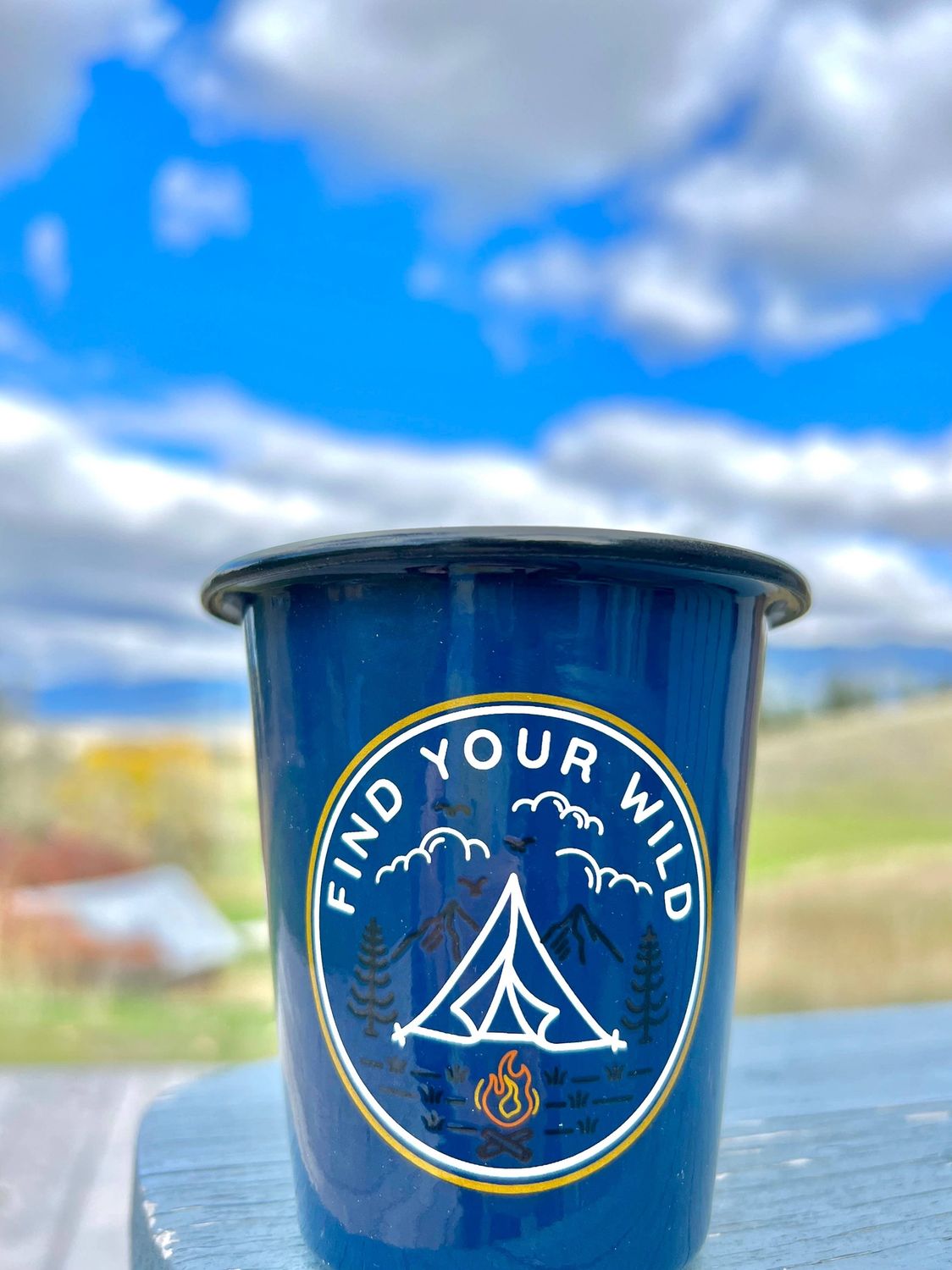 Enamel Reusable Candle - Find Your Wild