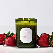 Strawberry Moon Large Candle