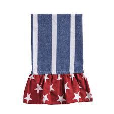 Americana Towel Blue Stripe