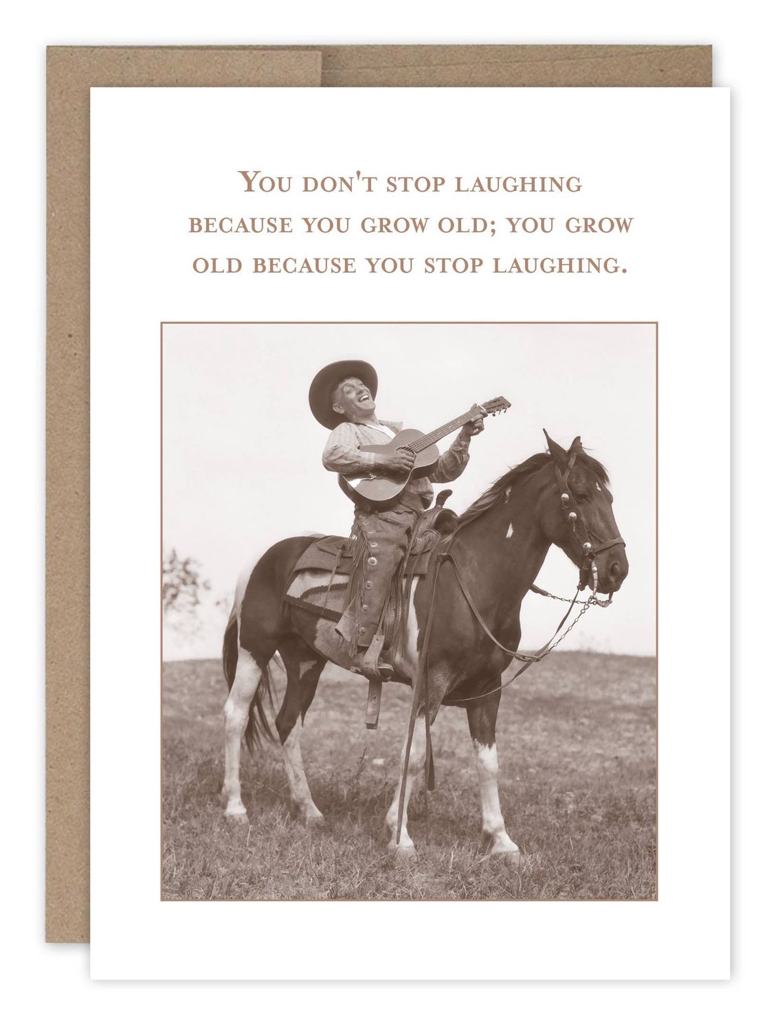 Don't Stop Laughing Birthday Card