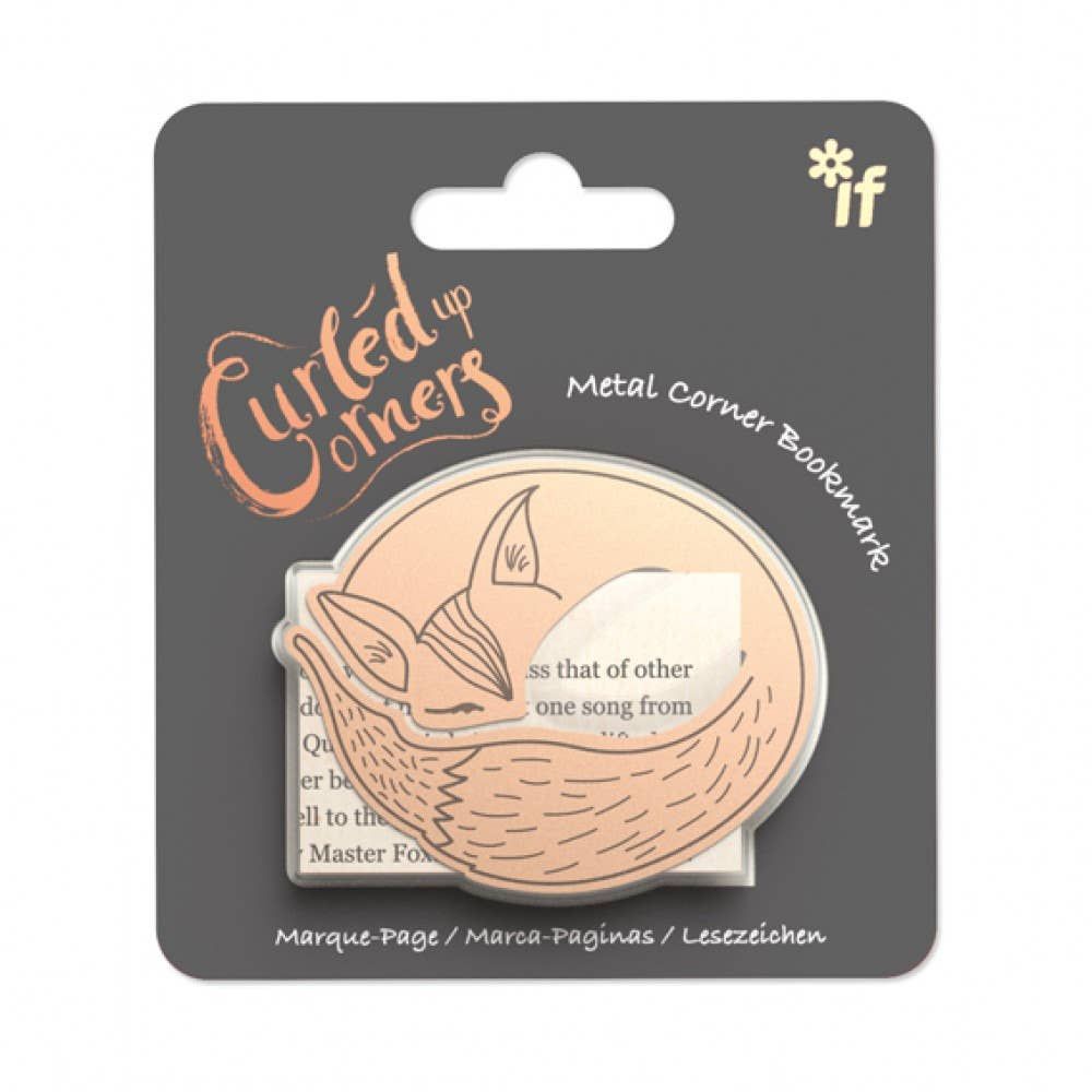 Curled Up Corners Bookmark: Furled Fox