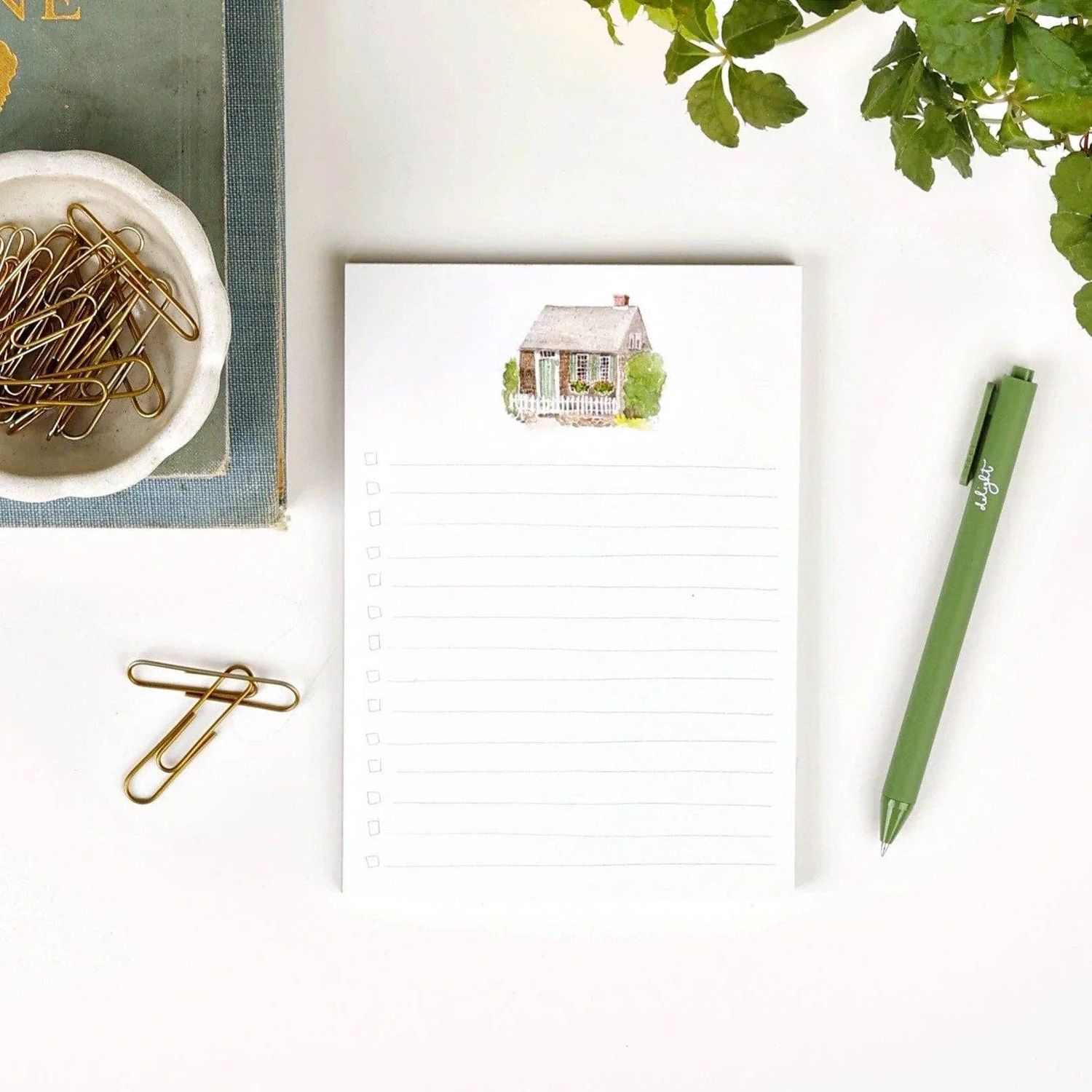 Everyday Checklist Notepad - Cottage