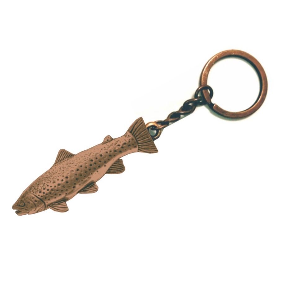 Copper Fish Keyring