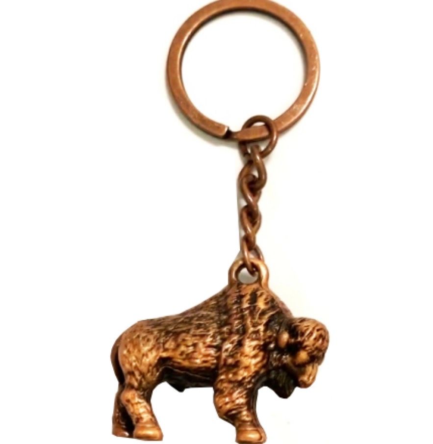 Copper Buffalo Keyring