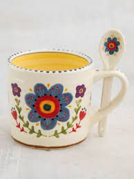 Hazel Mug &amp; Spoon 1 Set