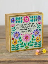 Tiny Block Keepsake - New Friends