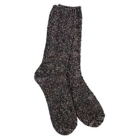 World's Softest Socks Weekend Collection - Black Confetti