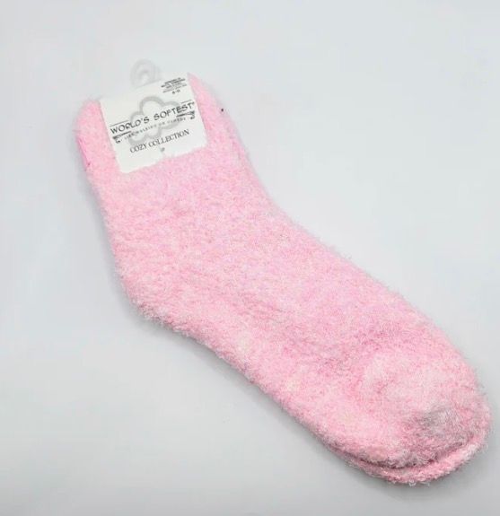 Orchid Pink Socks w/ Grips. Ankle