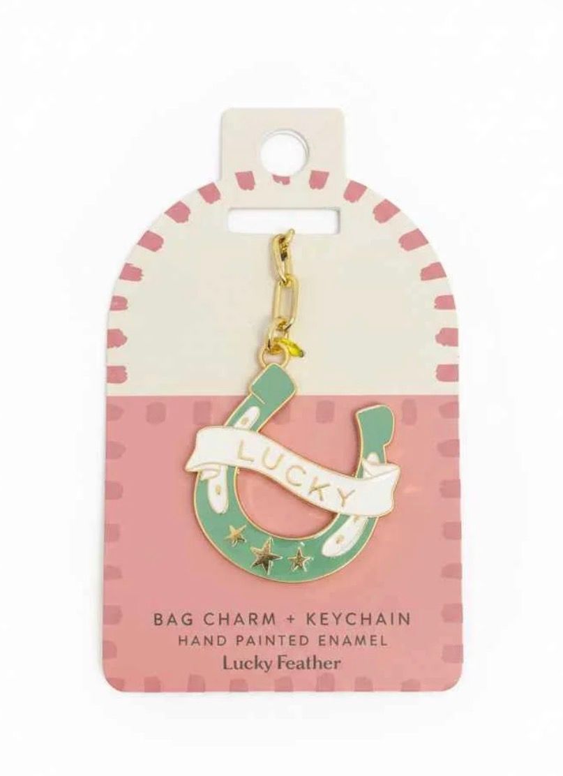 Lucky Bag Charm/Key Ring  Enamel