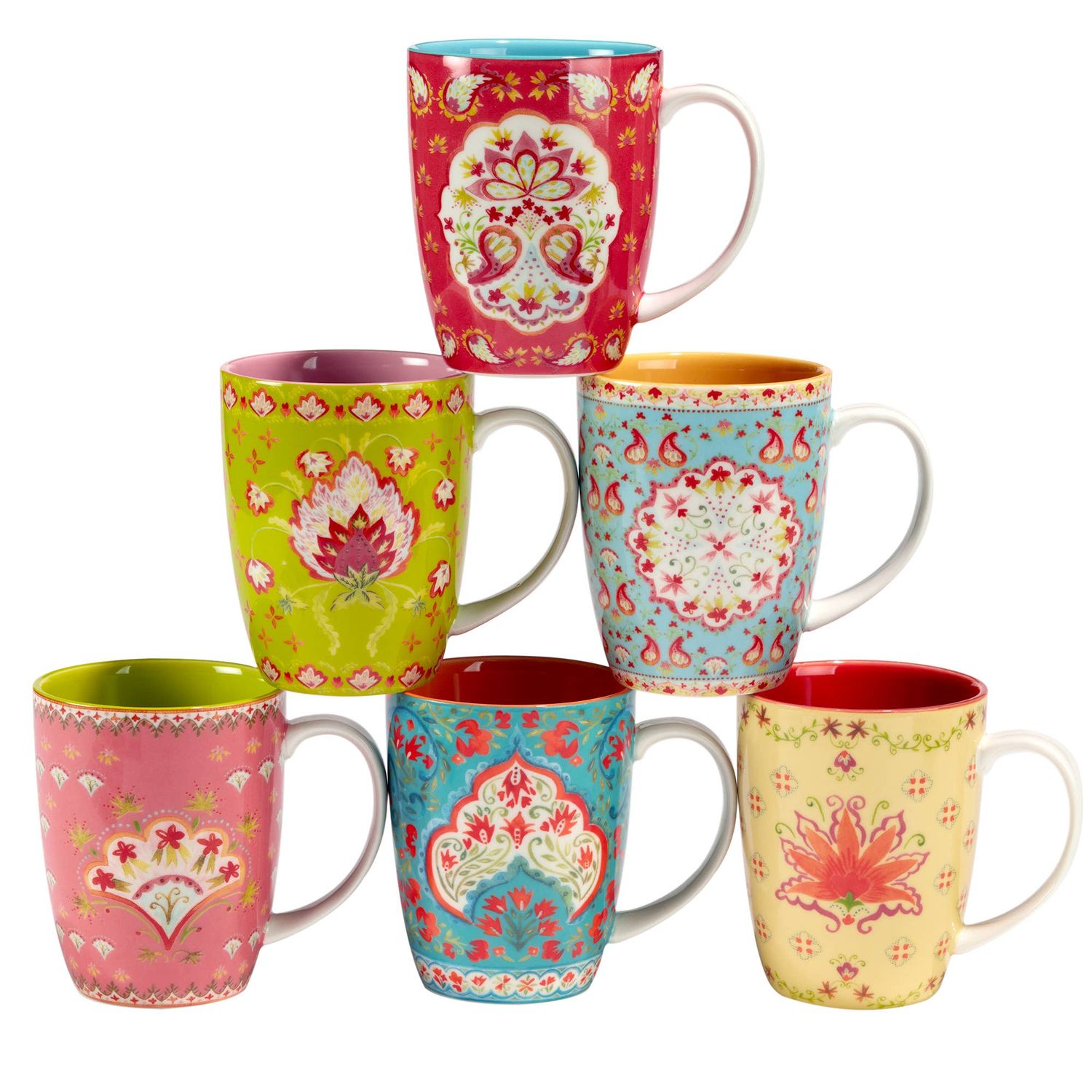 Francesca Mugs - Assorted Colors &amp; Styles