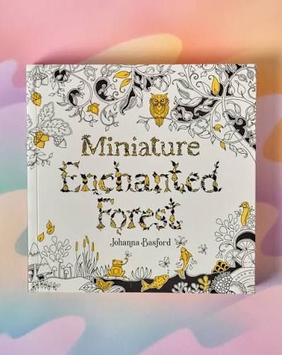 Miniature Enchanted Forest:  Pocket-Sized Coloring Book