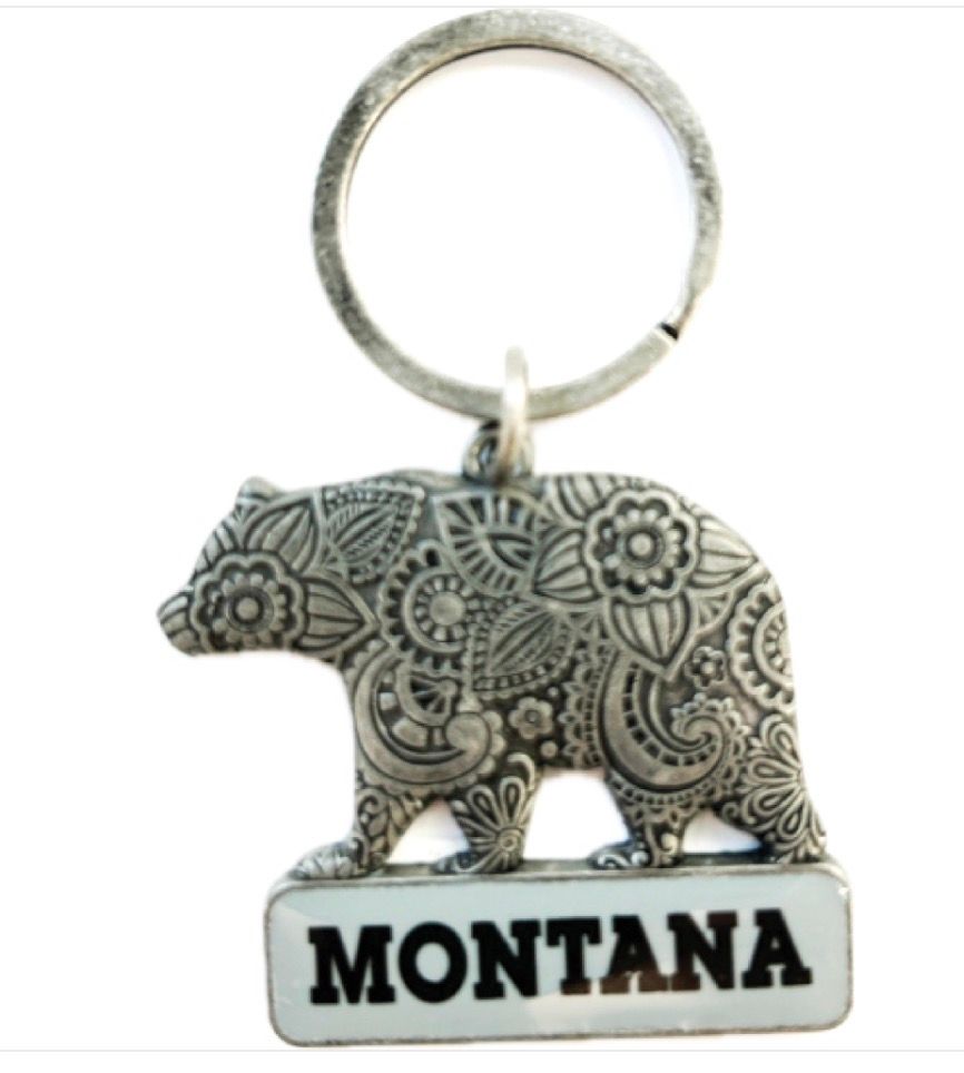 Disco Bear Keychain