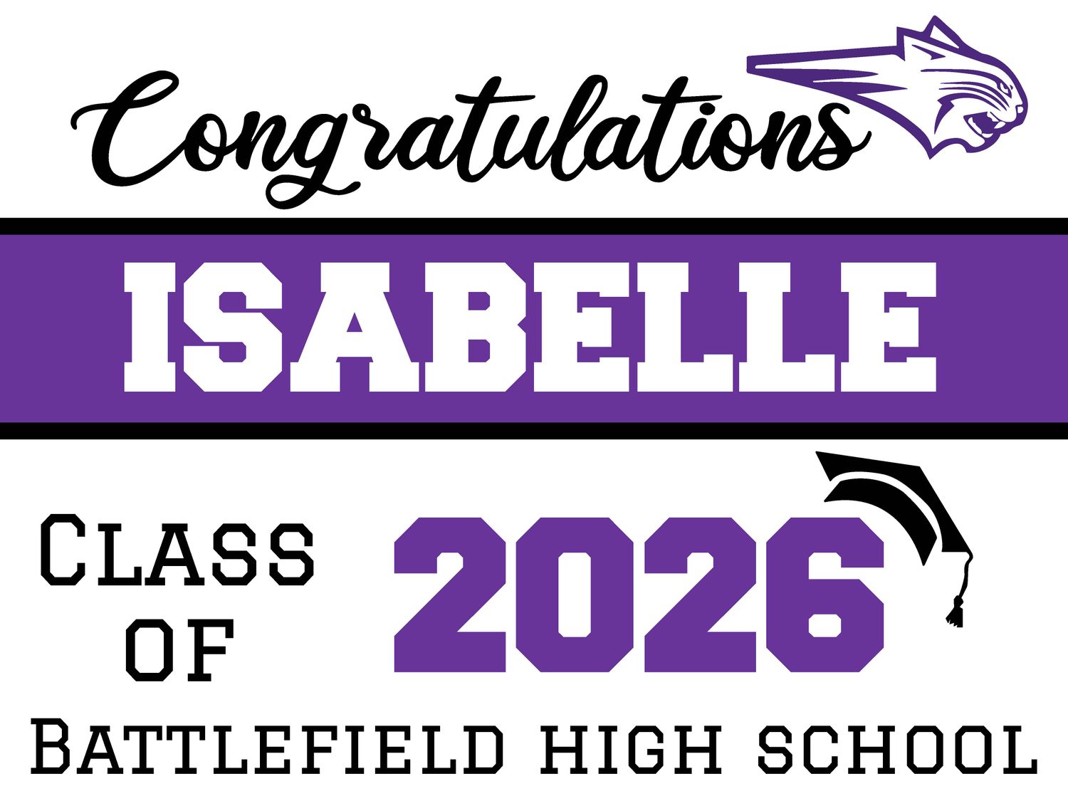 Senior Lawn Signs