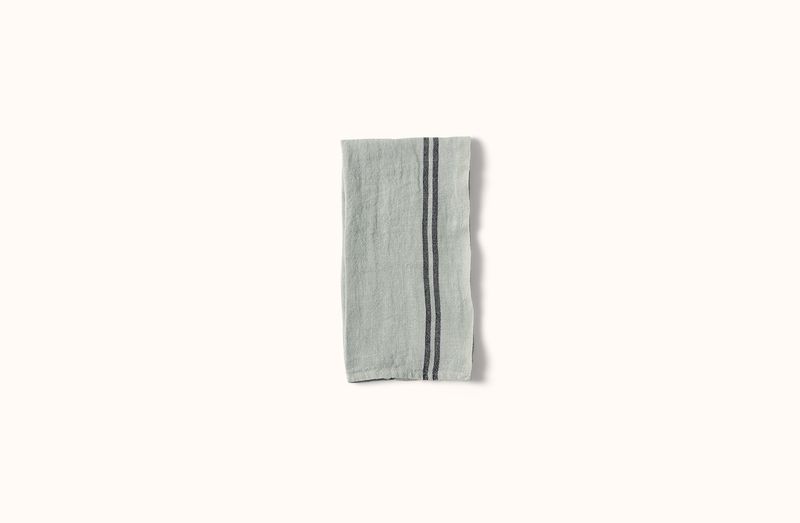 CHARVET LIGHT BLUE COUNTRY LINEN KITCHEN TOWEL