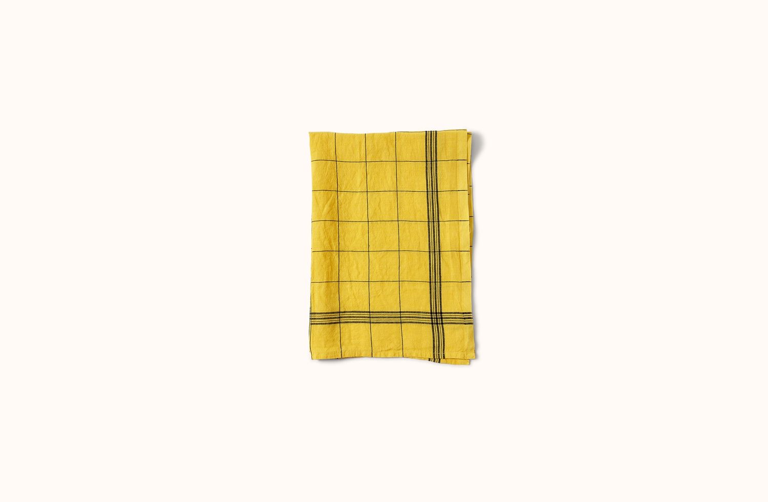 CHARVET YELLOW BISTRO LINEN KITCHEN TOWEL