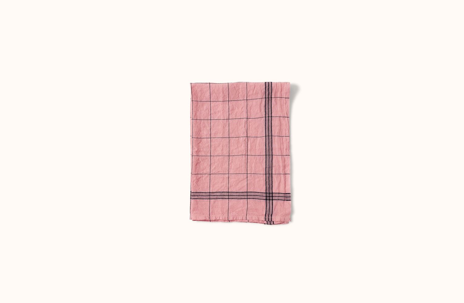 CHARVET PINK BISTRO LINEN KITCHEN TOWEL