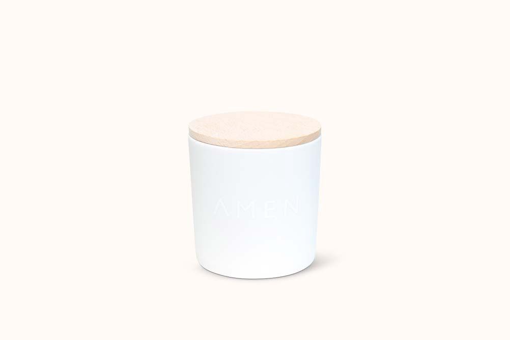 AMEN LAVANDA SCENTED CHAKRA CANDLE