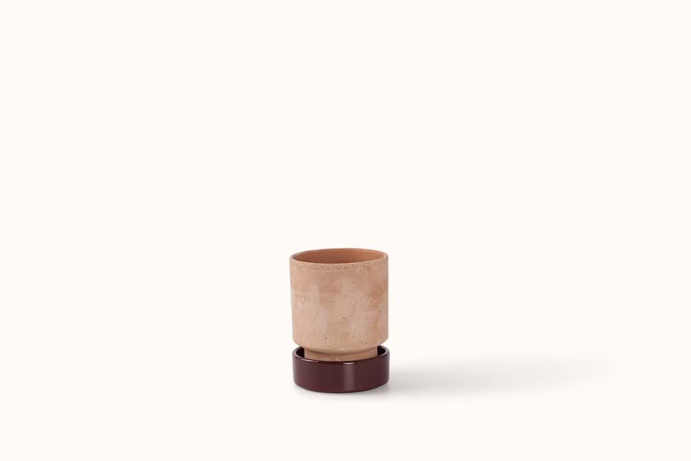 BERGS POTTER ROSA TERRACOTTA HOFF POT