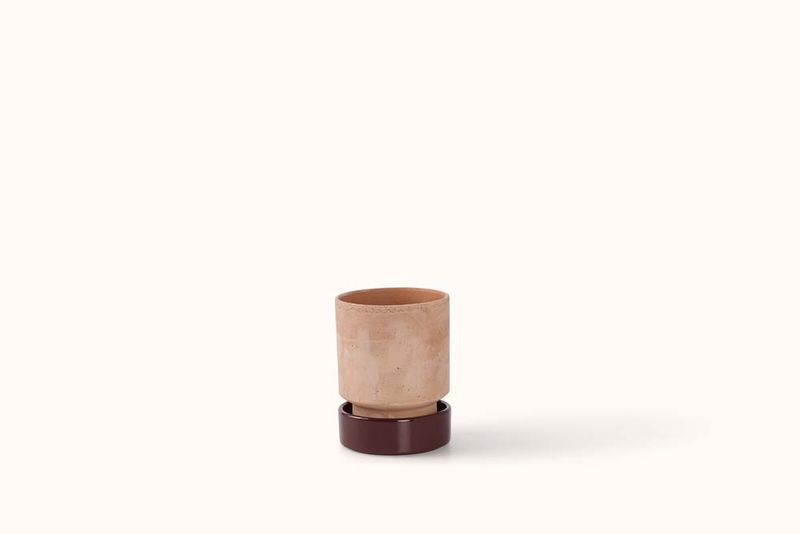 BERGS POTTER ROSA TERRACOTTA HOFF POT