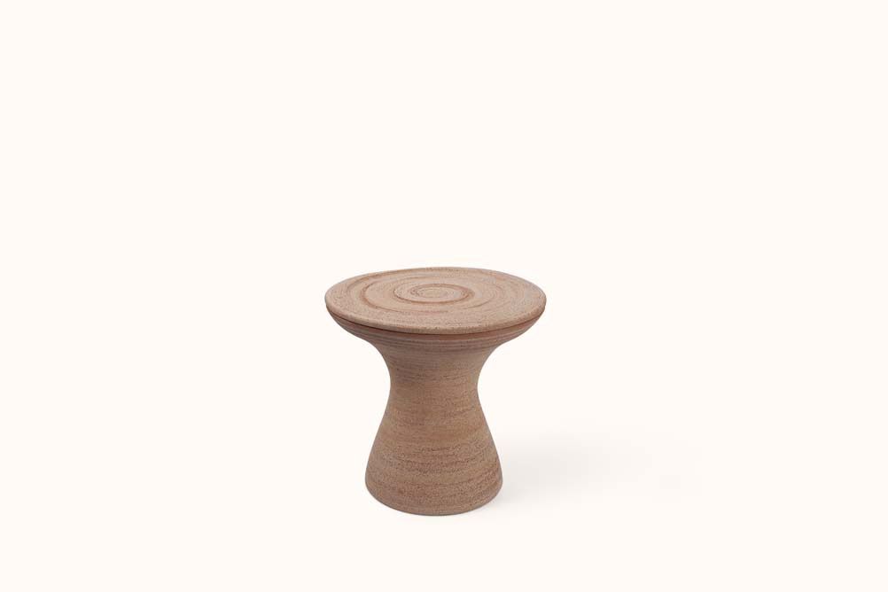 BERGS POTTER TERRACOTTA PEDESTAL POT