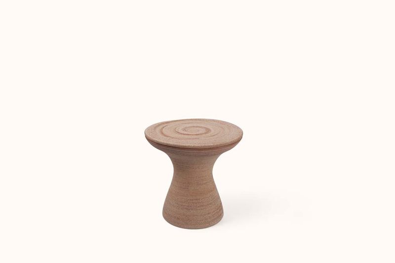 BERGS POTTER TERRACOTTA PEDESTAL POT