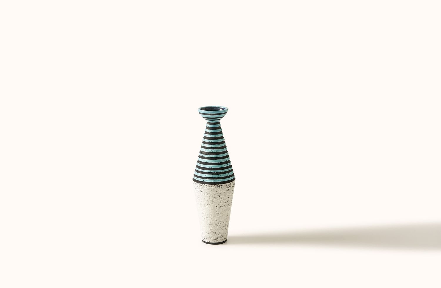 ALDO LONDI STRIPED CERAMIC VASE