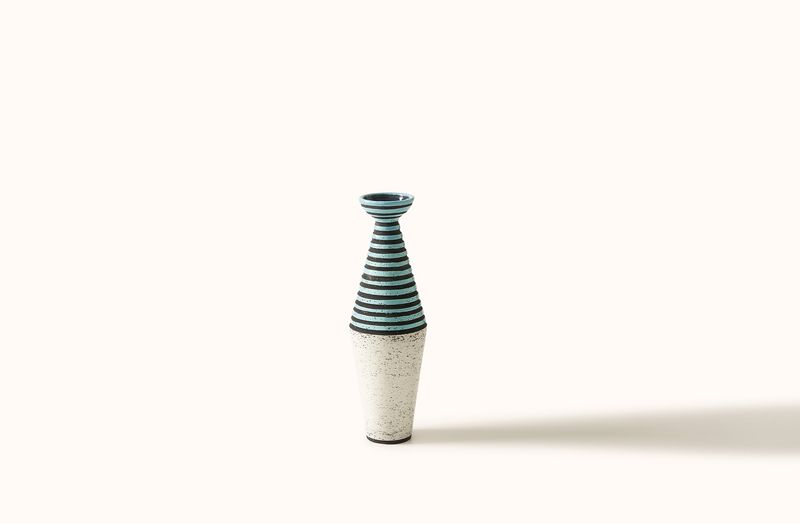 ALDO LONDI STRIPED CERAMIC VASE